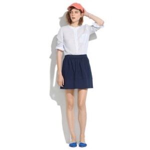 Madewell Navy Ponte Swivel Skirt - Size 2